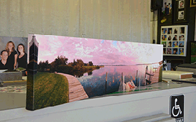 40″ x 12″ Panoramic Canvas from iPhone